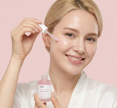 Luna Flux Salmon PDRN Pink Peptide Glow Facial Serum