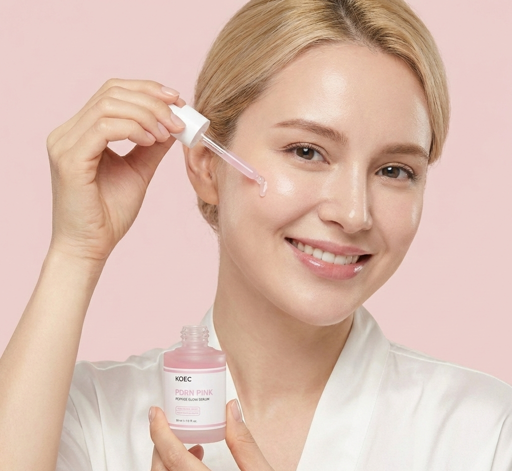 Luna Flux Salmon PDRN Pink Peptide Glow Facial Serum