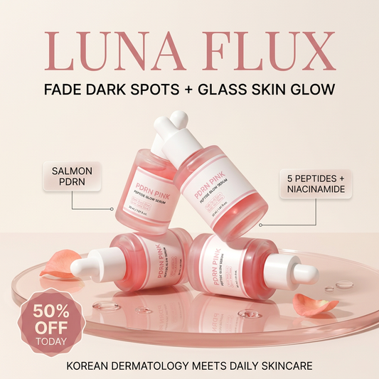 Luna Flux Salmon PDRN Pink Peptide Glow Facial Serum