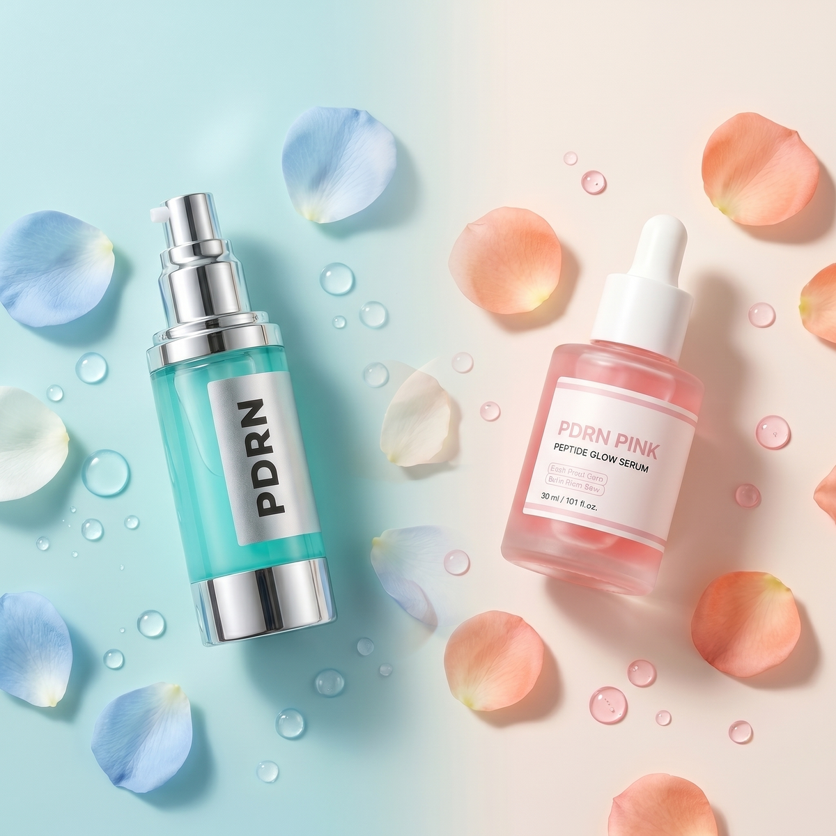 PDRN Glow Kit + Pink Peptide Serum Combo
